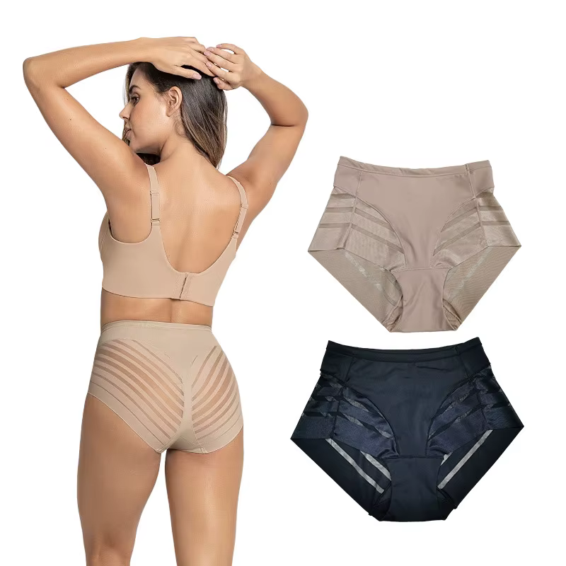 Slip taille moyenne sans couture pour femme