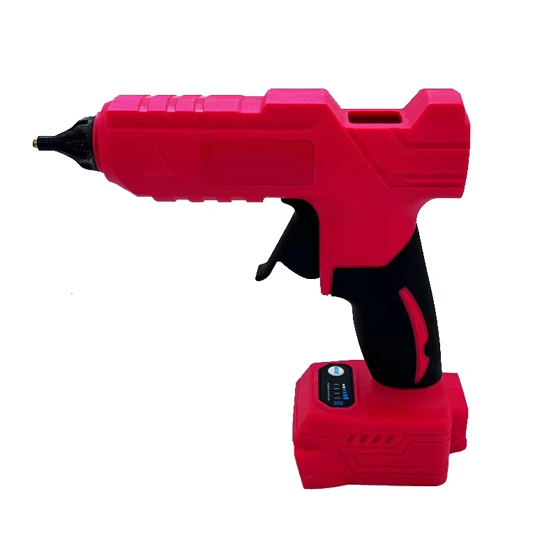 Pistolet à colle chaude électrique sans fil, outil de réparation et de bricolage, pistolet à air chaud pour soudage à chaud, buse anti-brûlure pour batterie Milwaukee 18V