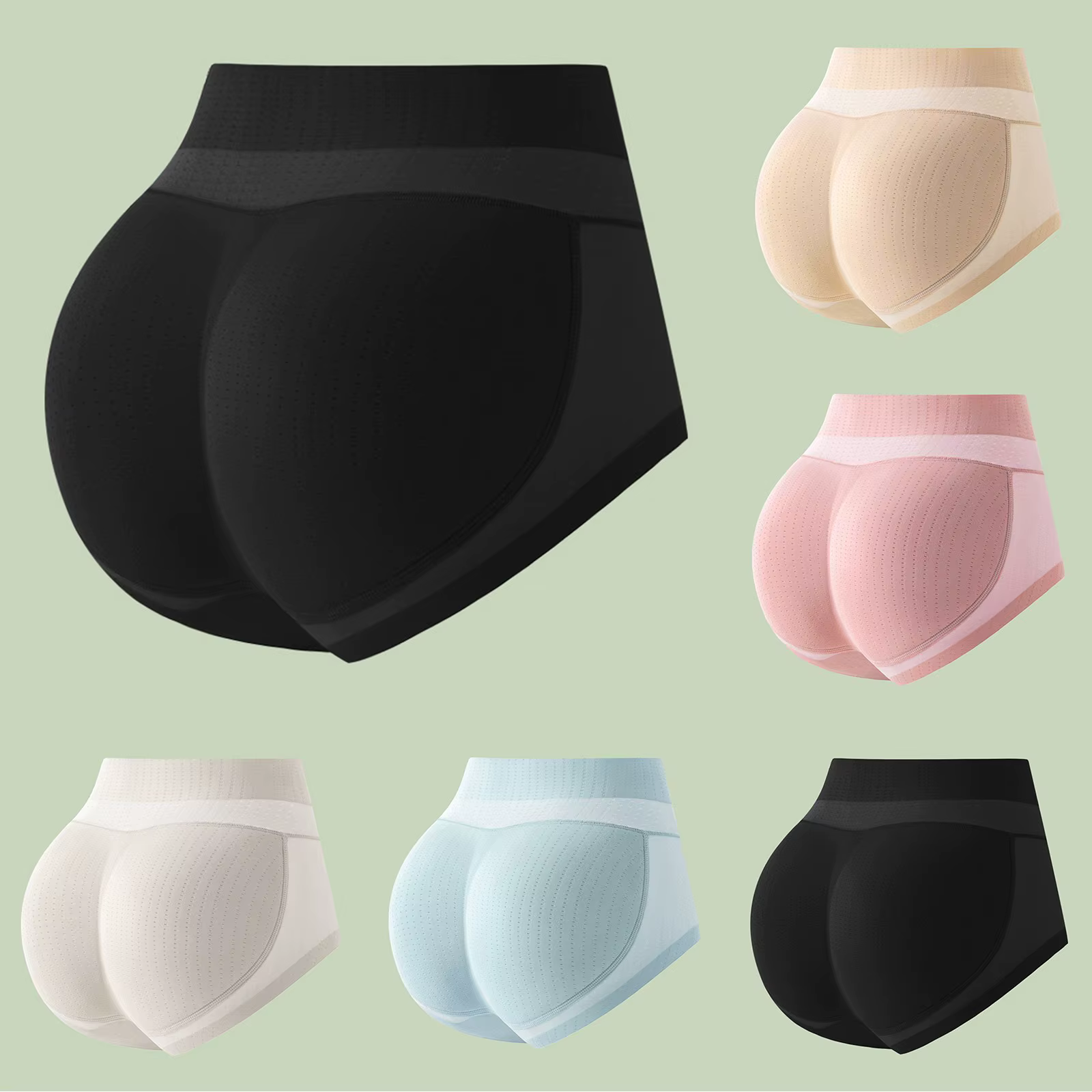 Sexy corps sculptant culotte artefact hanche levage pantalon femmes pêche