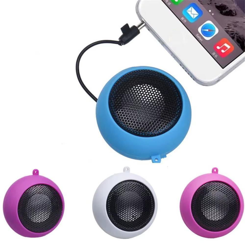 Lecteur de musique haut-parleur de téléphone portable filaire pour téléphone PC 3.5mm Jack Hamburger haut-parleur boîte de son amplificateur