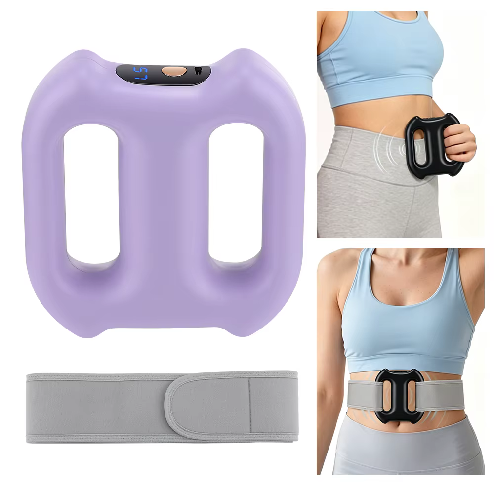 Anneau de massage professionnel rechargeable pour le corps, anneau vibrant pour brûler les graisses, anneau de massage pour la taille et l'abdomen, perte de poids, relaxation musculaire profonde