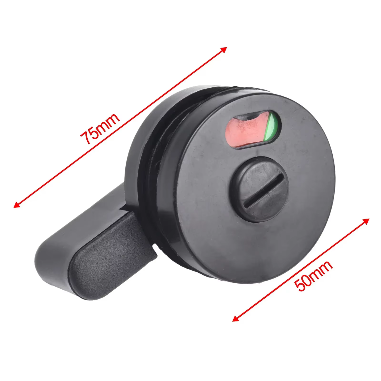 Serrure de porte à indicateur pour toilettes publiques, loquet de quincaillerie pour WC, HOMole, Cence, Dimensions vacantes, 2,2 à pêne dormant, spanRoom