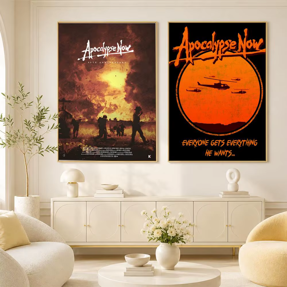 Affiche de film classique Apocalypse Now, décoration intérieure pour la maison, impression d'art mural, affiches de garage, cadeau