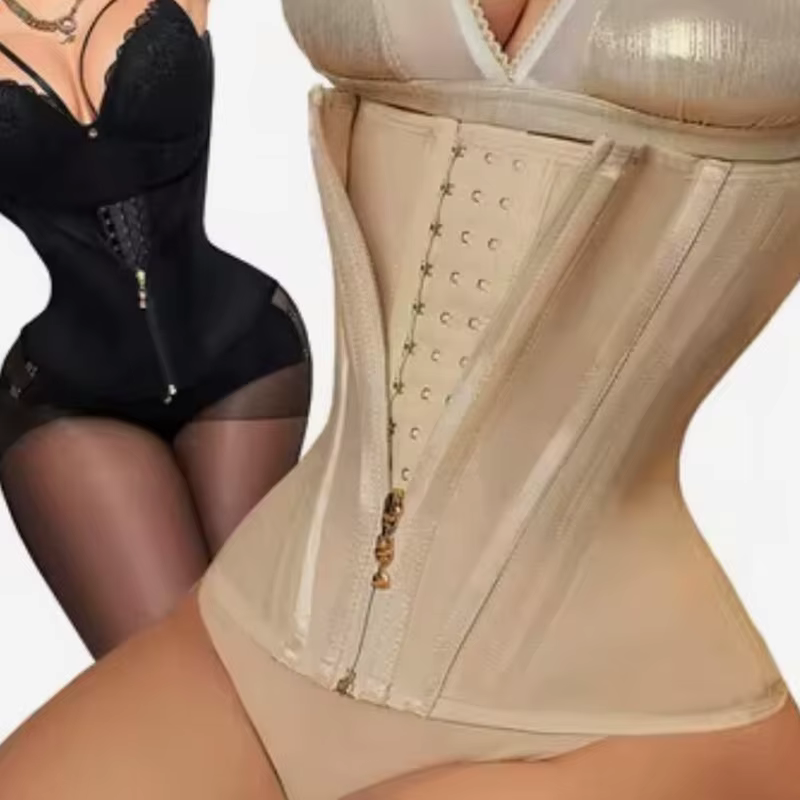 Fajas colombien ceinture taille formateur Double Compression Shorts ventre contrôle gaine minceur
