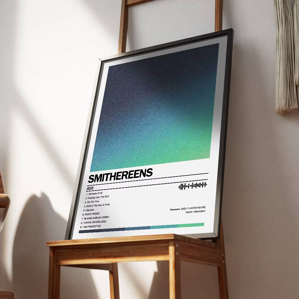 Joji – affiche d'album, couverture artistique, chansons, musique, rap, autocollant mural en papier imperméable pour décoration de salon et de maison