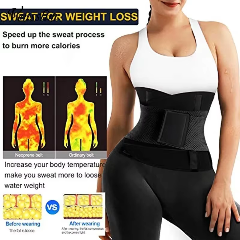 Vensslim femmes Sauna sueur ventre tondeuse ceinture taille formateur minceur corps Shaper Corset entraînement