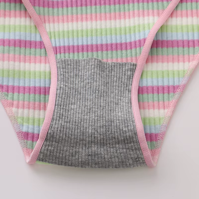 Culotte brésilienne à rayures pour femmes, mode dames, lingerie M-XXL Bikinis, sous-vêtements doux, dispensateur plus riche, nouveau