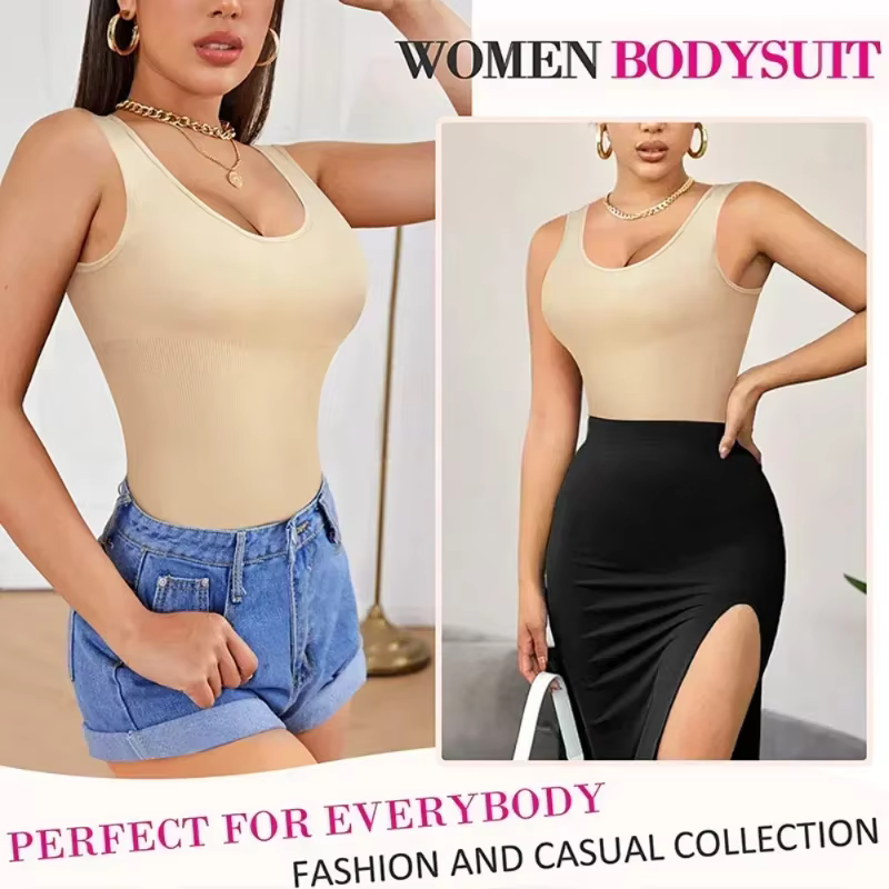 Body Shapewear pour femmes sans couture solide façonnage complet