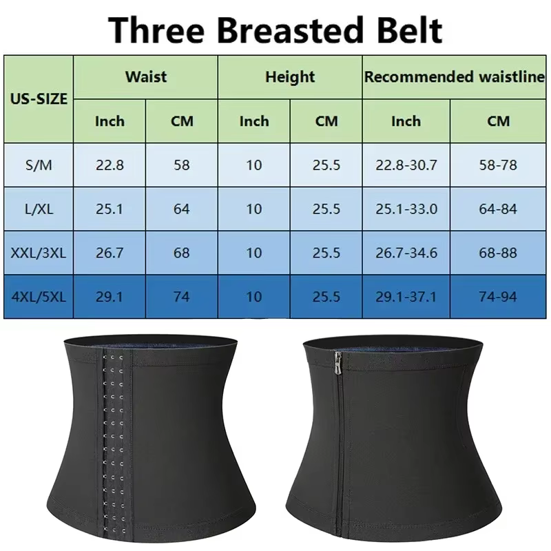 Hommes taille contrôle ceinture Shapewear Corset sueur ventre entraînement Sauna Thermo