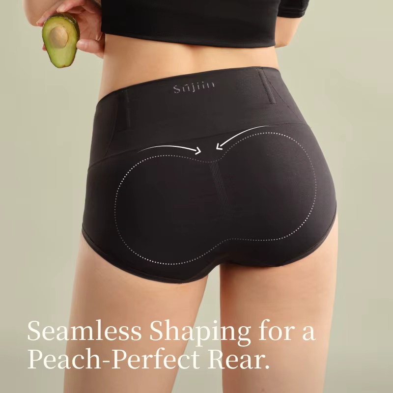 SUJIIN femmes taille moyenne culotte haute élasticité confortable doux pour la peau