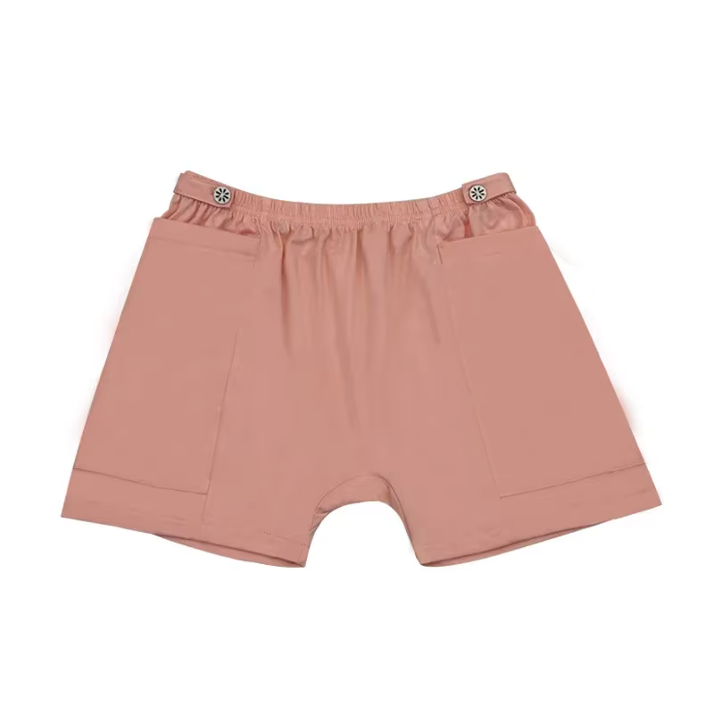 Pantalon de contention pour prothèse vésicale, avec poche de drainage intestinal post-opératoire intégrée, pour soins d'incontinence, respirant et confortable