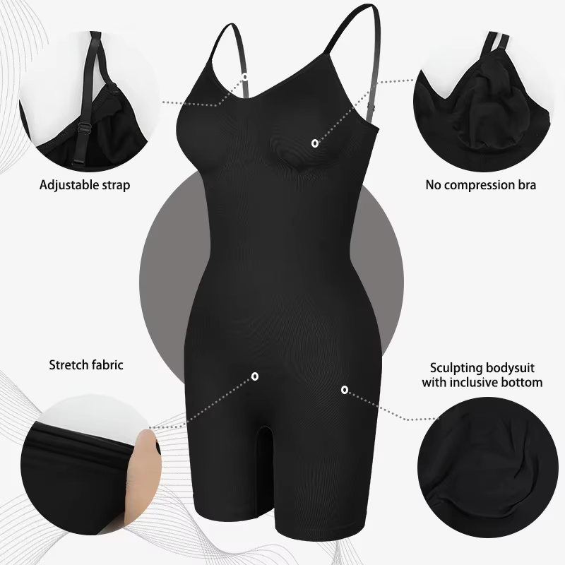 Nouveau Body Shapewear femmes débardeur contrôle du ventre corps complet Shaper Anti frottement Shorts minceur taille