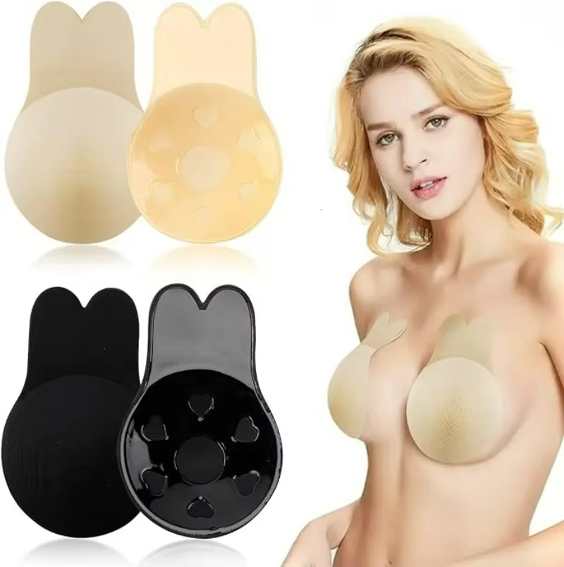Soutien-gorge invisible push-up en silicone pour femme