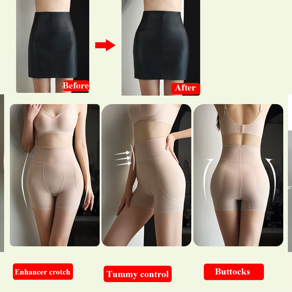 Culotte rehausseur de fesses taille haute pour femme