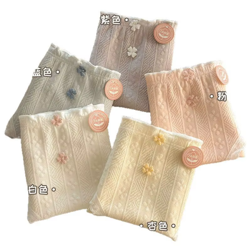 5 pièces jolie fille culottes dentelle douce respirant slips femmes sous-vêtements