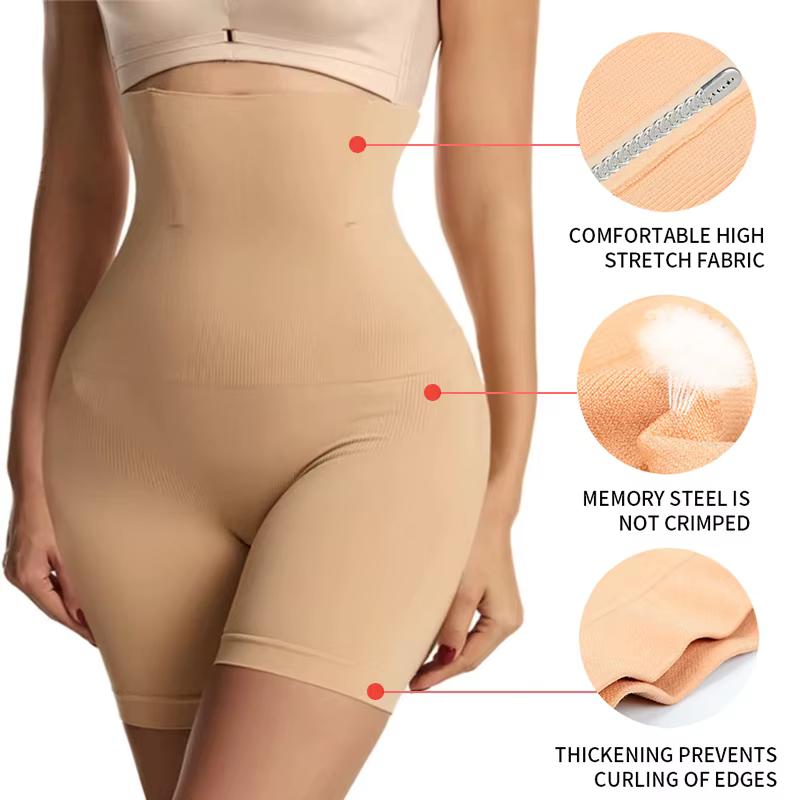 Shapewear pour femmes taille haute formateur culotte minceur gaine ventre contrôle hanche bout