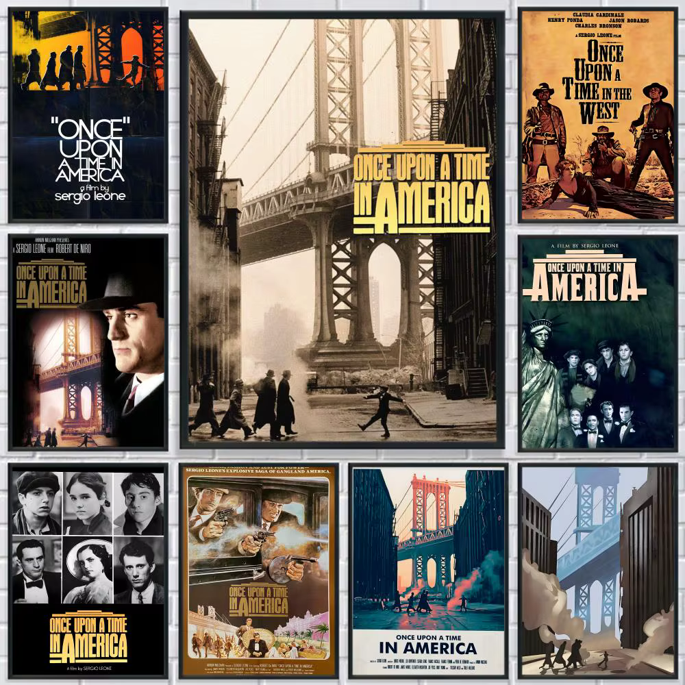 Affiche du film Il était une fois en amérique, impression HD, toile murale personnalisée, Photos d'art pour salon, décoration de maison, Durable