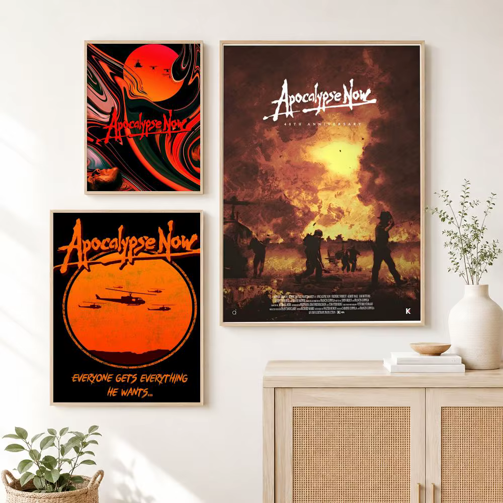 Affiche de film classique Apocalypse Now, décoration intérieure pour la maison, impression d'art mural, affiches de garage, cadeau